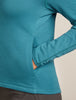 Womens Merino 360 Realfleece™ Elemental Long Sleeve Zip Hoodie Topaz 0A571T