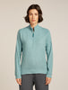 Womens 260 Waffle Knit Wander LLS  1/2 Zip Top Hydro 0A577V