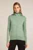 Women Merino 300 Descender long Sleeve Zip Hood Seaglass 0A57CS