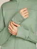 Women Merino 300 Descender long Sleeve Zip Hood Seaglass 0A57CS