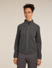 Womens Merino Blend 800 RealFleece™ Classic Pile LS Zip Obsidian 0A57B6