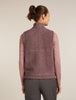 Women Merino Blend 960 RealFleece™ High Pile Vest   Summit Dark Heather/Blush  0A57AZ