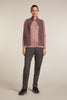 Women Merino Blend 960 RealFleece™ High Pile Vest   Summit Dark Heather/Blush  0A57AZ