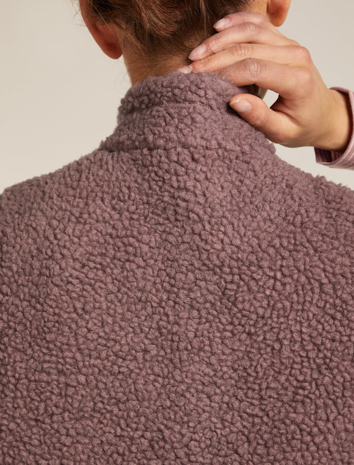 Women Merino Blend 960 RealFleece™ High Pile Vest   Summit Dark Heather/Blush  0A57AZ