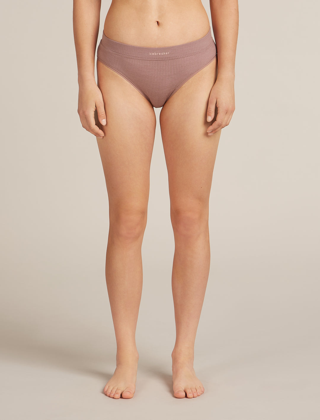 Womens Merino Blend Rib Lotus Hipster Summit 0A5778