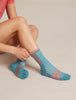 Womens Merino Blend Run+ Ultralight Crew Socks Topaz/Summit 0A56VM