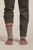 Womens Merino Blend Run+ Ultralight Crew Socks Summit FD Java/Acid Pink 0A578X