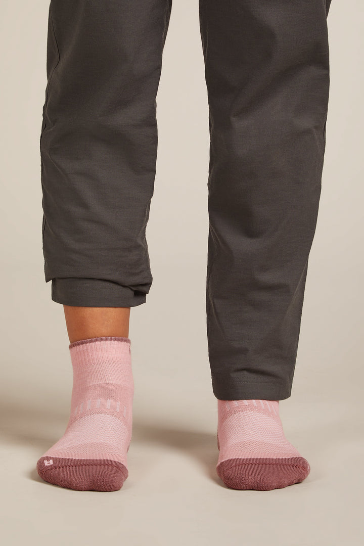 Womens Merino Hike+ Light Mini Socks Blush/Summit 0A578J