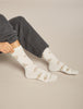 Womens Merino Lifestyle Ultralight Crew Socks Camp Essential Ecru/Heath Sand 0A574D