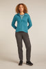 Womens Merino 360 Realfleece™ Elemental Long Sleeve Zip Hoodie Topaz 0A571T
