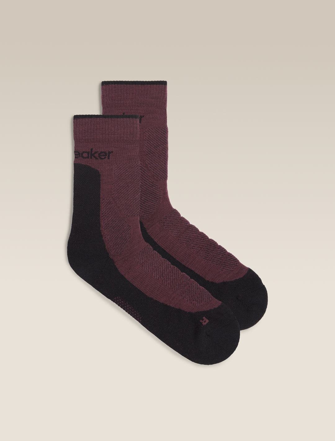 Mens Merino Hike+ Heavy Crew Socks Java/Black 0A578P