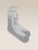 Mens Merino Hike+ Medium Crew Socks Blizzard Heather/Alloy 0A578M