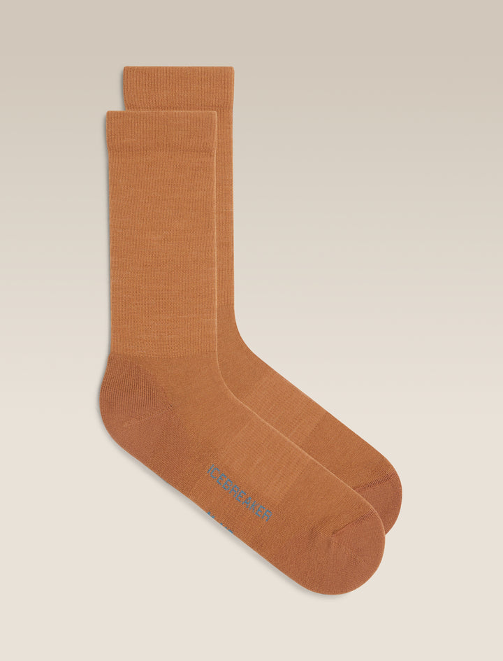 Mens Merino Lifestyle Light Crew Socks Trail/Topaz N327