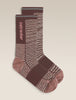 Womens Merino Blend Run+ Ultralight Crew Socks Summit FD Java/Acid Pink 0A578X