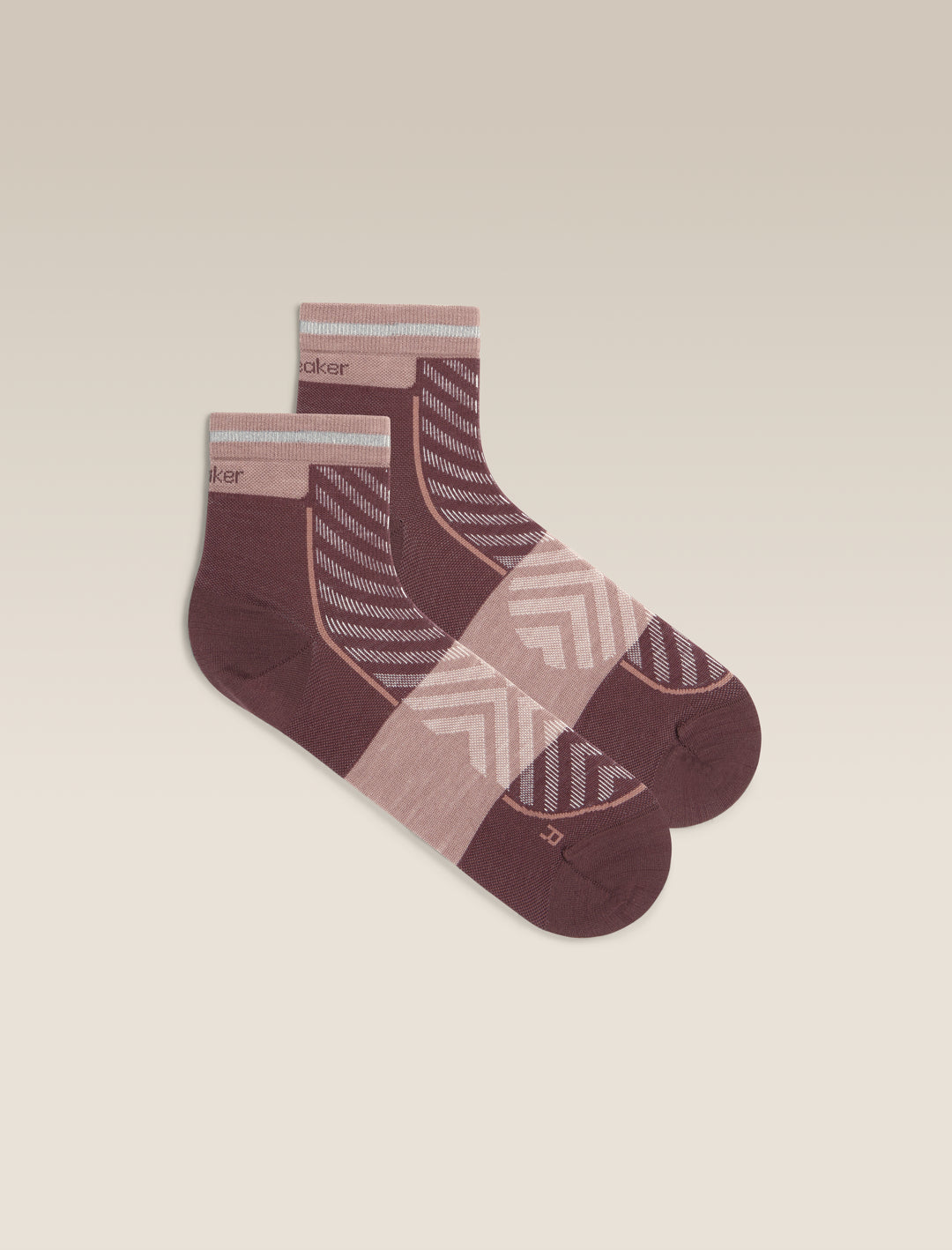 Womens Merino Blend Run+ Ultralight Mini Socks Java/Summit 0A56VK