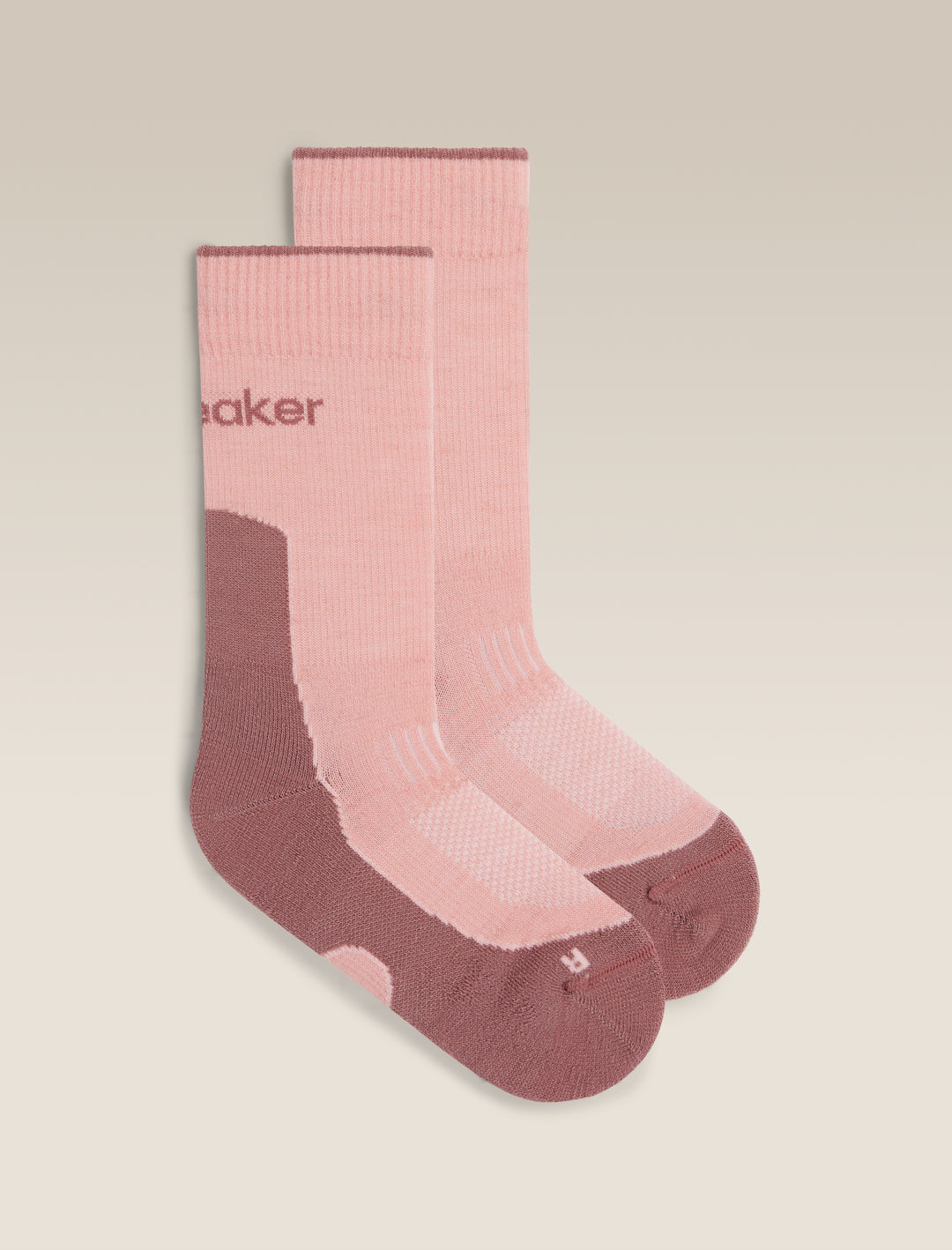 Womens Merino Hike+ Light Crew Socks Blush/Summit  0A578K