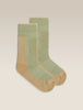 Womens Merino Hike+ Medium Crew Socks Lichen/Sand 0A578I
