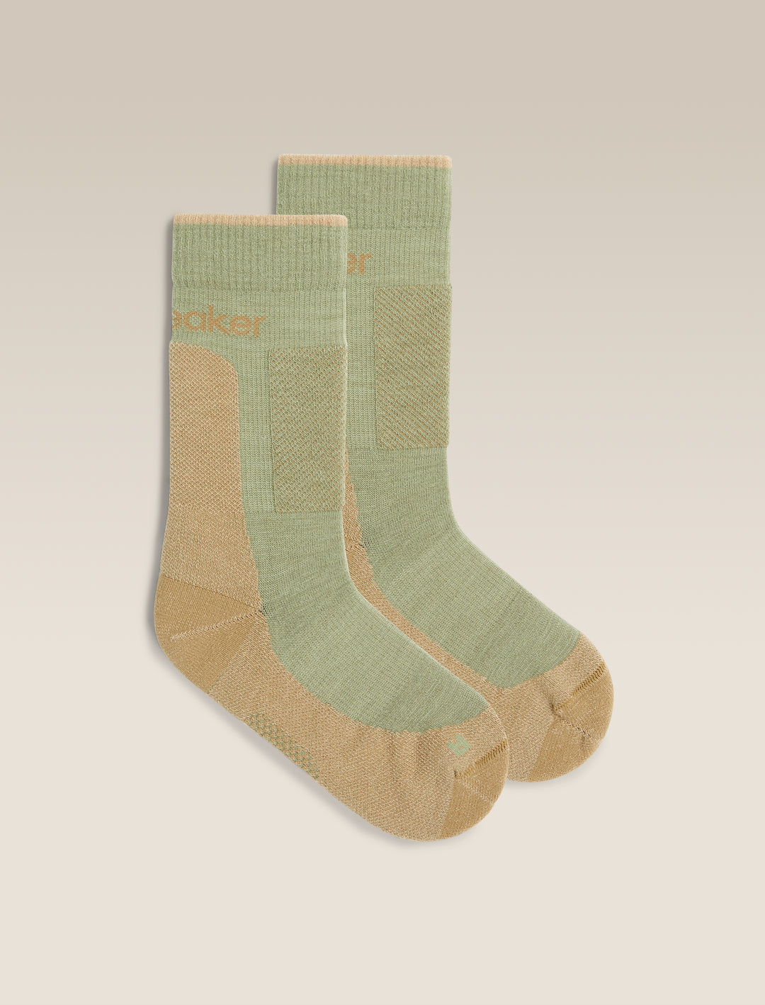 Womens Merino Hike+ Medium Crew Socks Lichen/Sand 0A578I