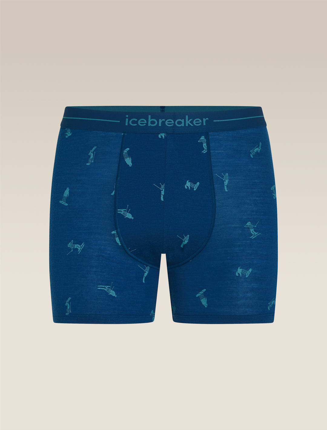 Mens Merino 150 Anatomica Boxers Snow Day Atlantis 0A5734