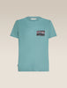 Mens Merino 150 Tech Lite SS Tee Infographic Hydro 0A57BX