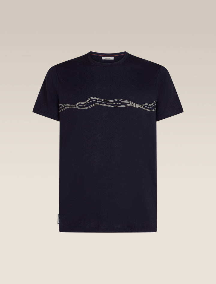 Mens Merino 150 Tech Lite SS Tee Mountain Pulse  Midnight Navy 0A57BY