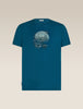 Mens Merino 150 Tech Lite SS Tee Ruapehu Round Atlantis 0A57BT