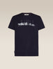 Mens Merino 150 Tech Lite SS Tee The Peaks Midnight Navy 0A57BU