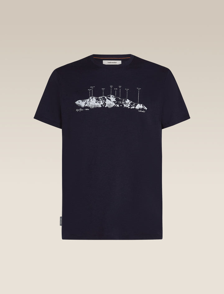 Mens Merino 150 Tech Lite SS Tee The Peaks Midnight Navy 0A57BU