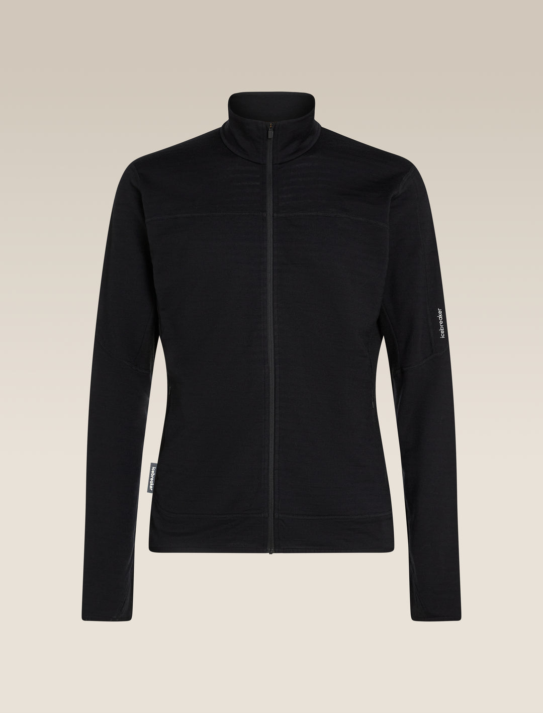 Mens Merino Blend 300 RealFleece Descender LS Zip Black 0A57CP