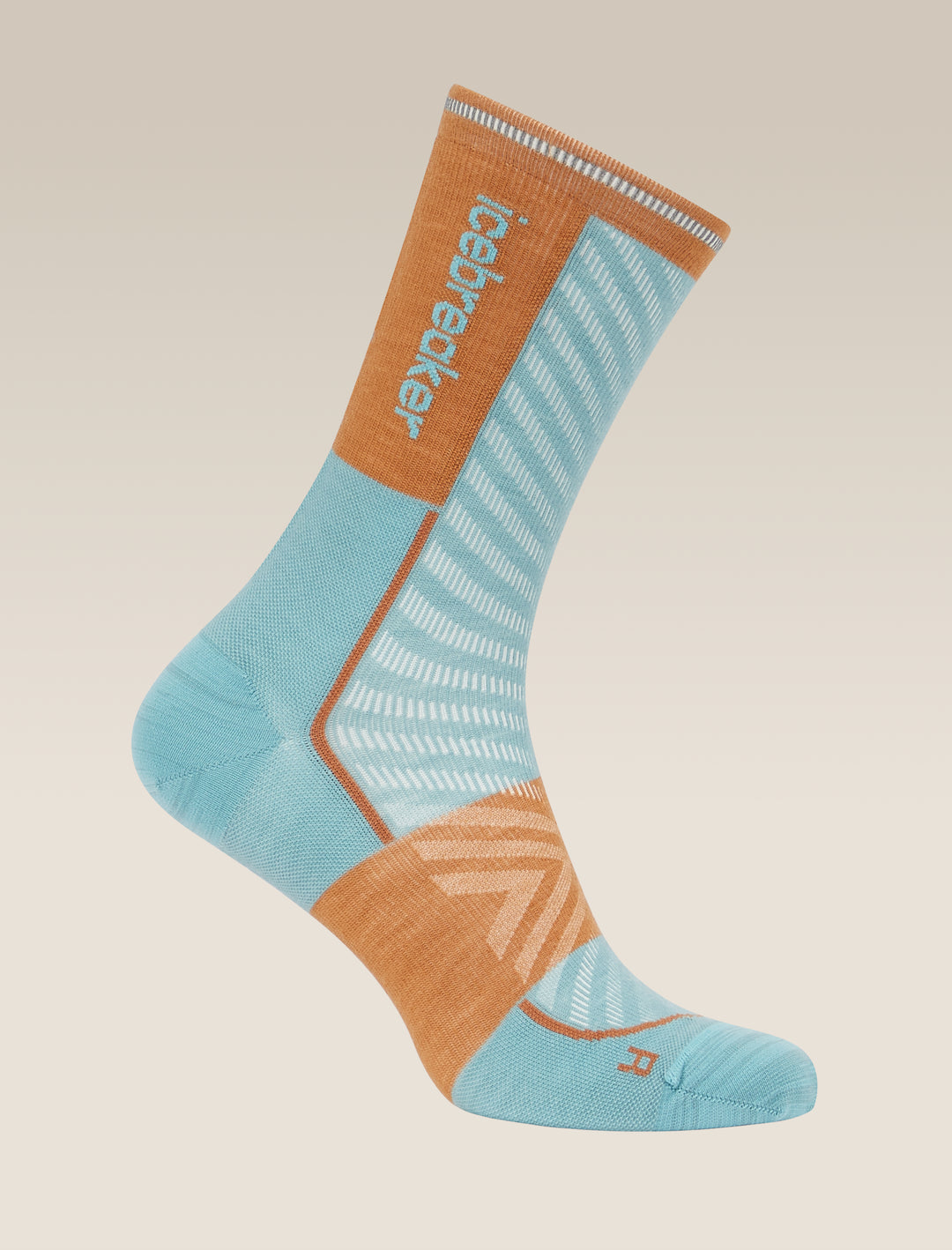 Mens Merino Blend Run+ Ultralight Crew Socks Hydro/Trail 0A56VL