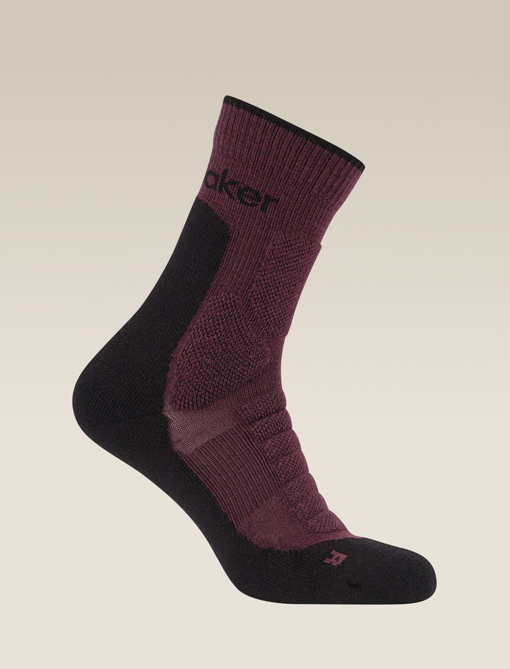 Mens Merino Hike+ Heavy Crew Socks Java/Black 0A578P