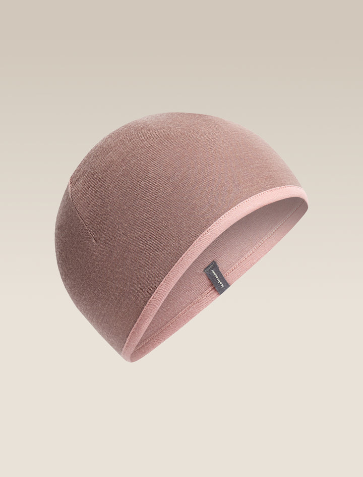 Adult Unisex Merino Reversible Pocket Hat Summit/Blush IBM200