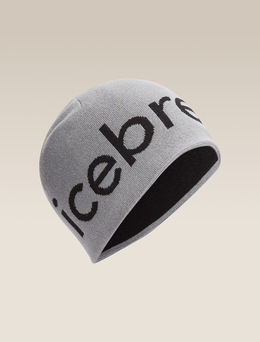 Adult Unisex Merino Icebreaker Beanie Alloy/Black  0A56SJ