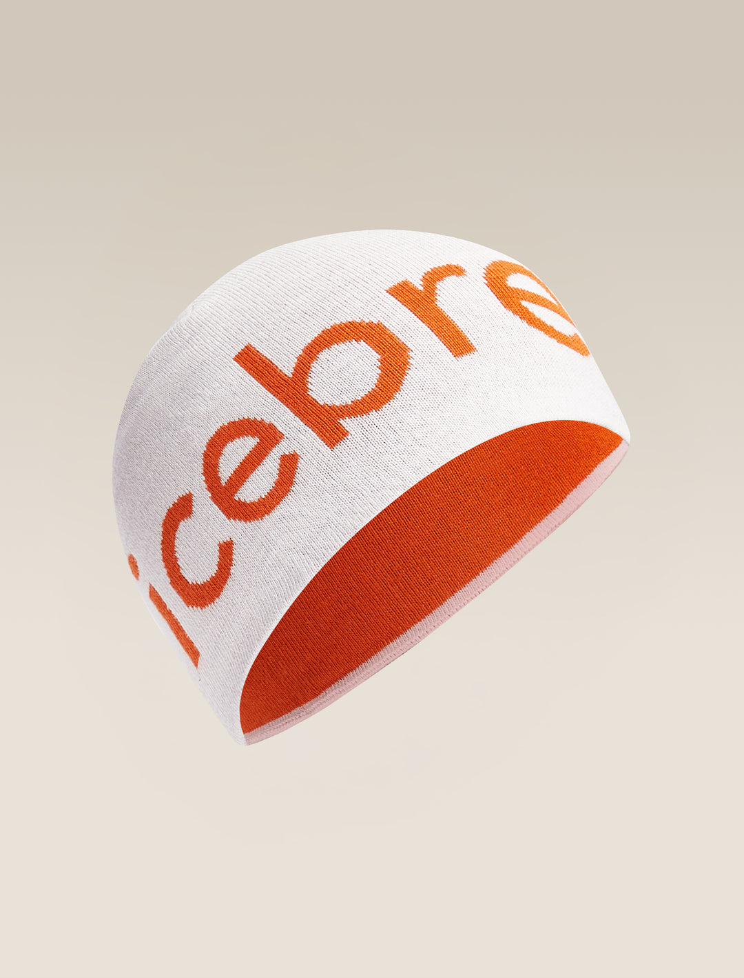 Adult Unisex Merino Icebreaker Beanie Ecru Heather/Spice  0A56SJ