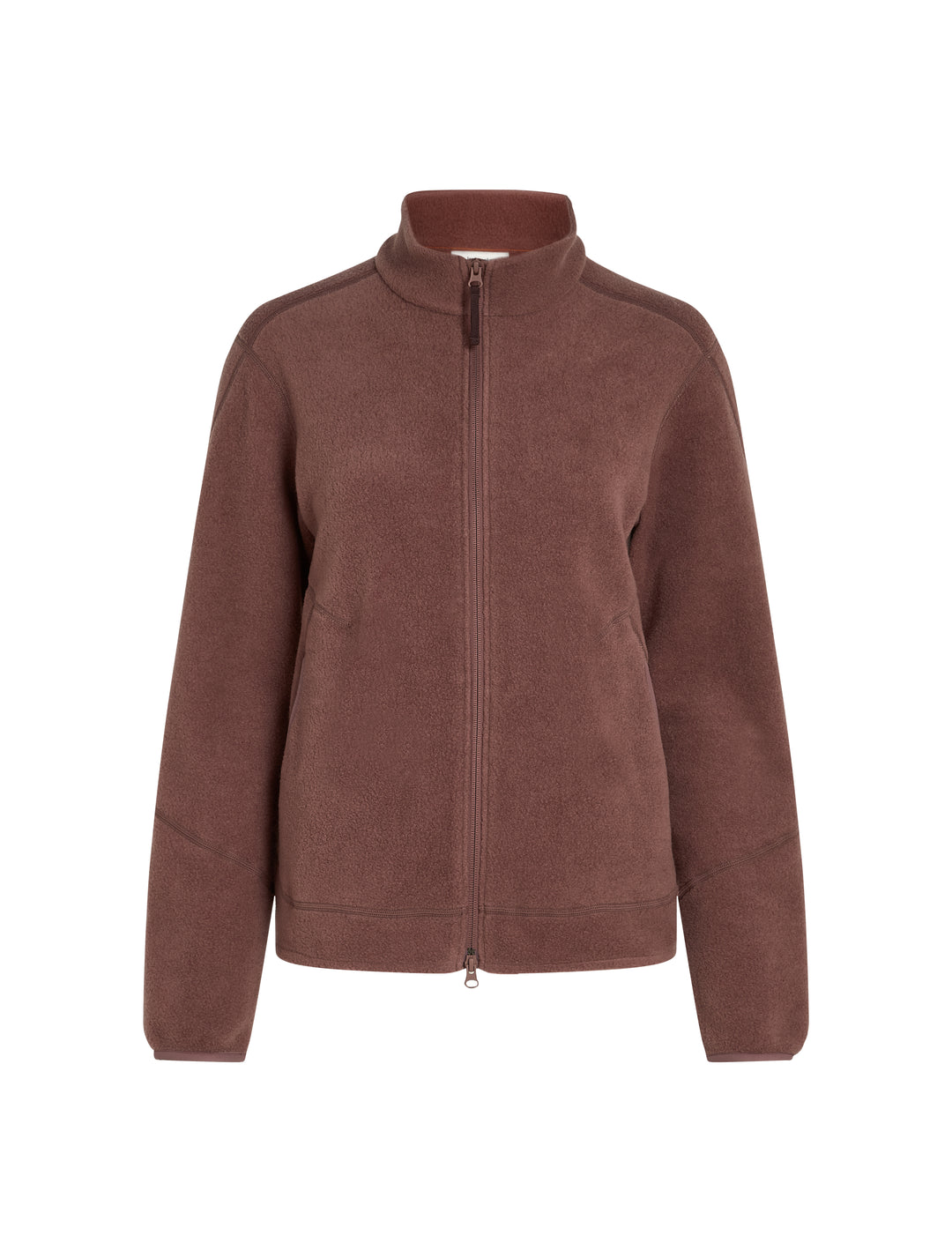 Womens Merino Blend 800 RealFleece™ Classic Pile LS Zip Carob 0A57B6