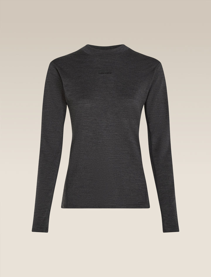 Womens 200 MerinoFine™ Ace LS Mock Neck Jet  0A5769