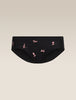 Womens Merino 150 Siren Hipkini Snow Day Black/Acid Pink 0A574Z