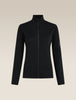 Women Merino Blend 300 RealFleece™ Descender LS Zip Black 0A57CR