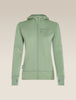 Women Merino 300 Descender long Sleeve Zip Hood Seaglass 0A57CS