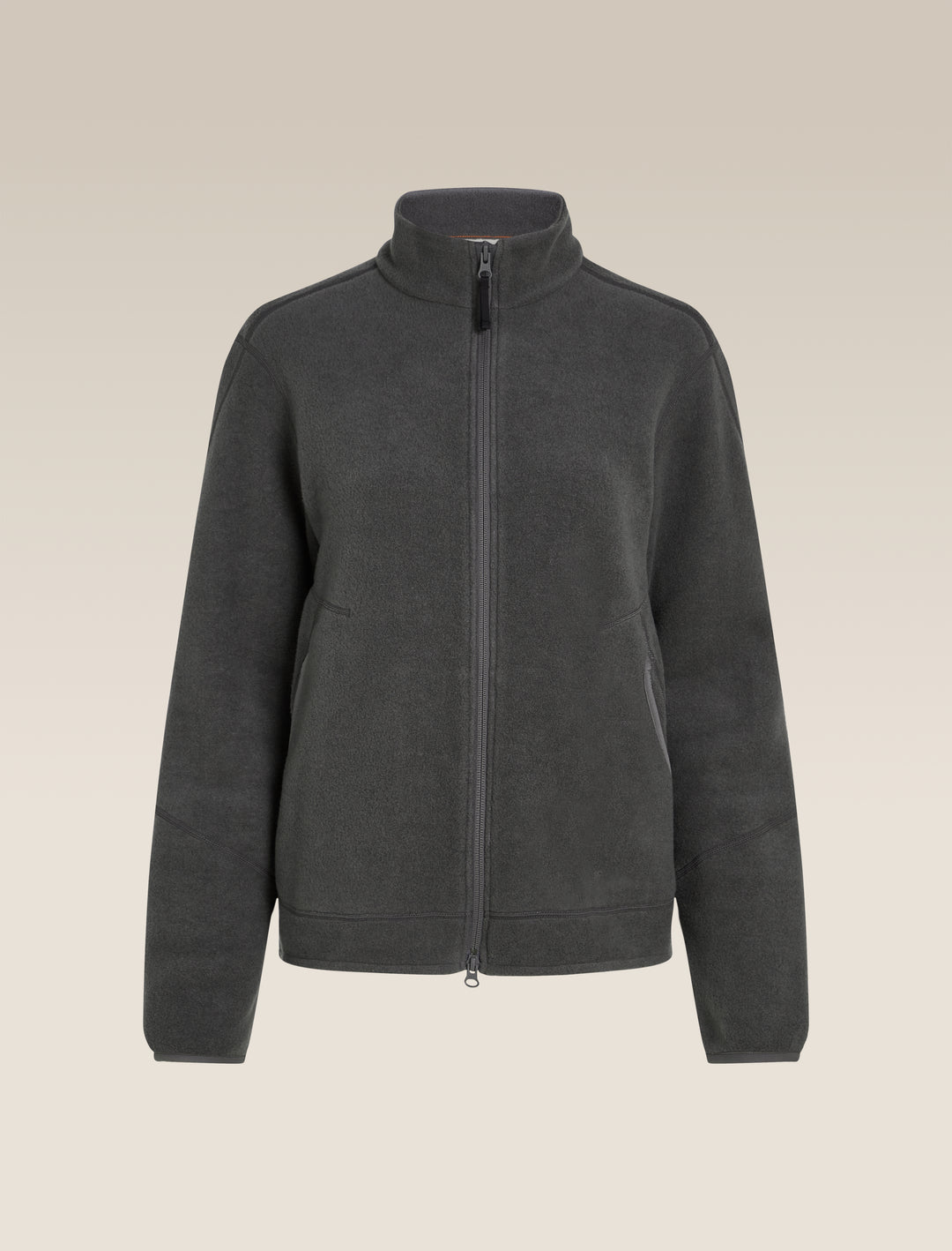 Womens Merino Blend 800 RealFleece™ Classic Pile LS Zip Obsidian 0A57B6