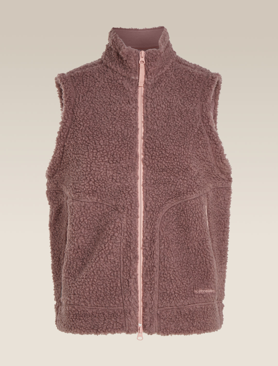 Women Merino Blend 960 RealFleece™ High Pile Vest   Summit Dark Heather/Blush  0A57AZ