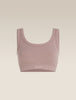 Womens Merino Blend Rib Lotus Bra Summit 0A5777