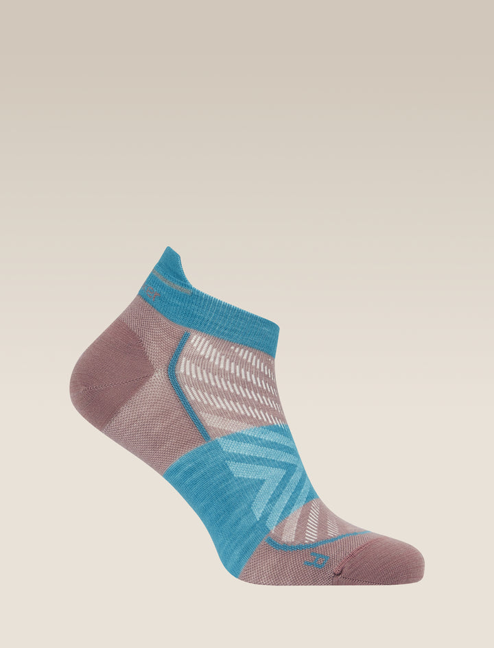 Womens  Merino Run+ Ultralight Micro Socks Summit/Topaz 0A56VJ
