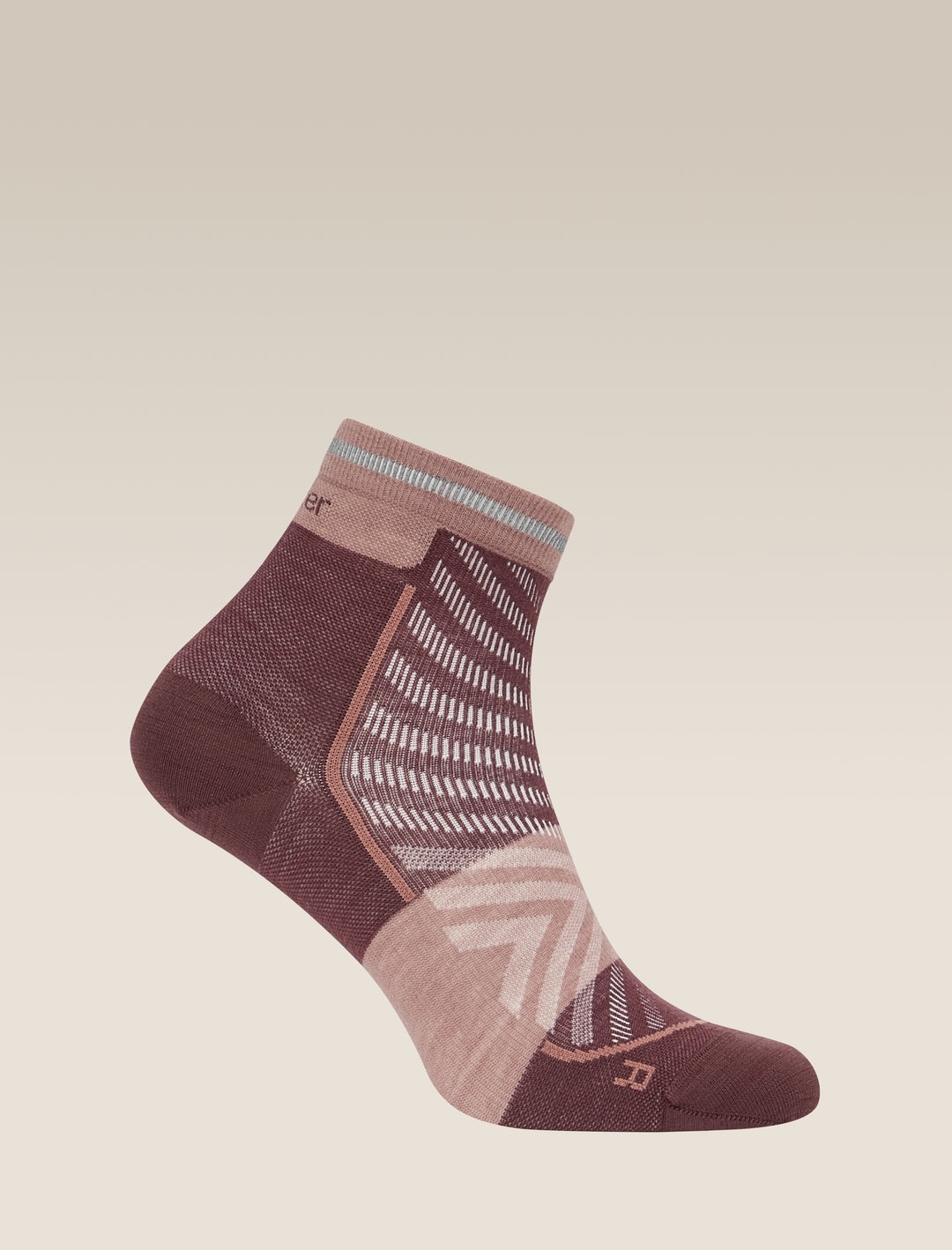 Womens Merino Blend Run+ Ultralight Mini Socks Java/Summit 0A56VK