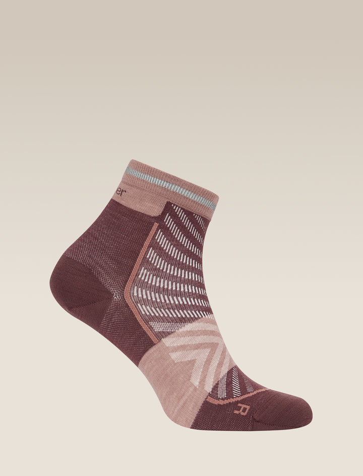 Womens Merino Blend Run+ Ultralight Mini Socks Java/Summit 0A56VK
