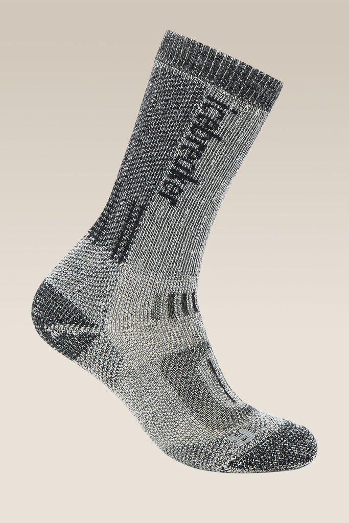 Womens Merino Hike+ Mountaineer Mid Calf Jet Heather/Black  0A57AU