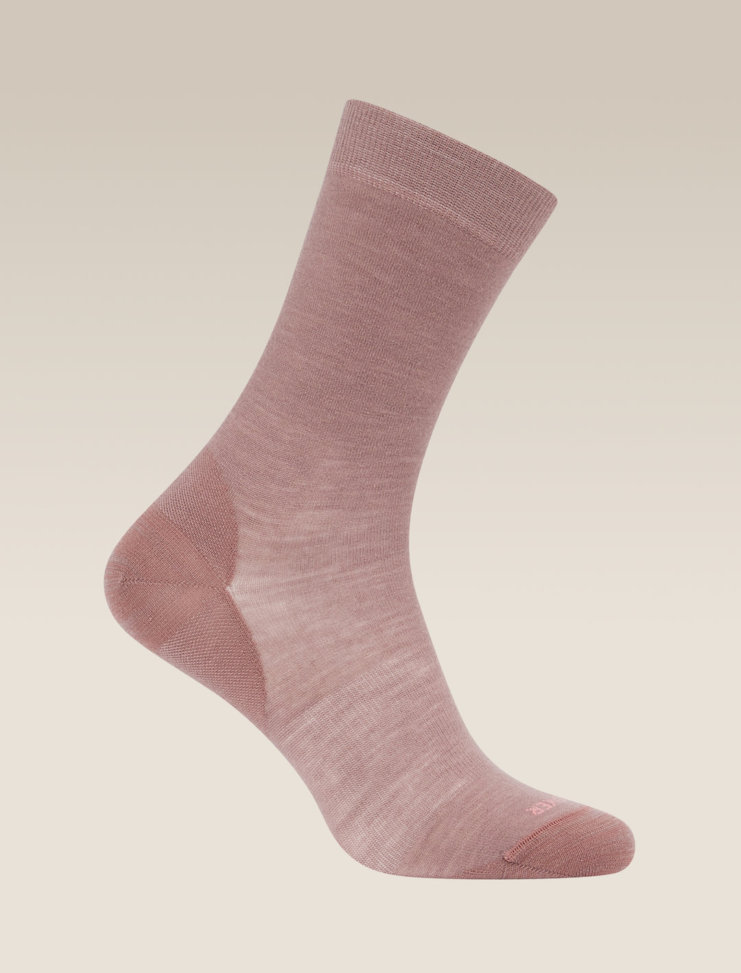Womens Merino Lifestyle Fine Gauge Crew Socks Summit/ Acid Pink 105253
