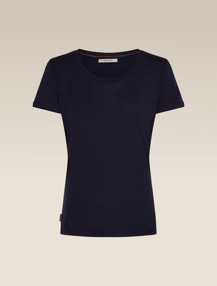 Women Merino 150 Tech Lite SS Scoop Tee Midnight Navy 0A57CF