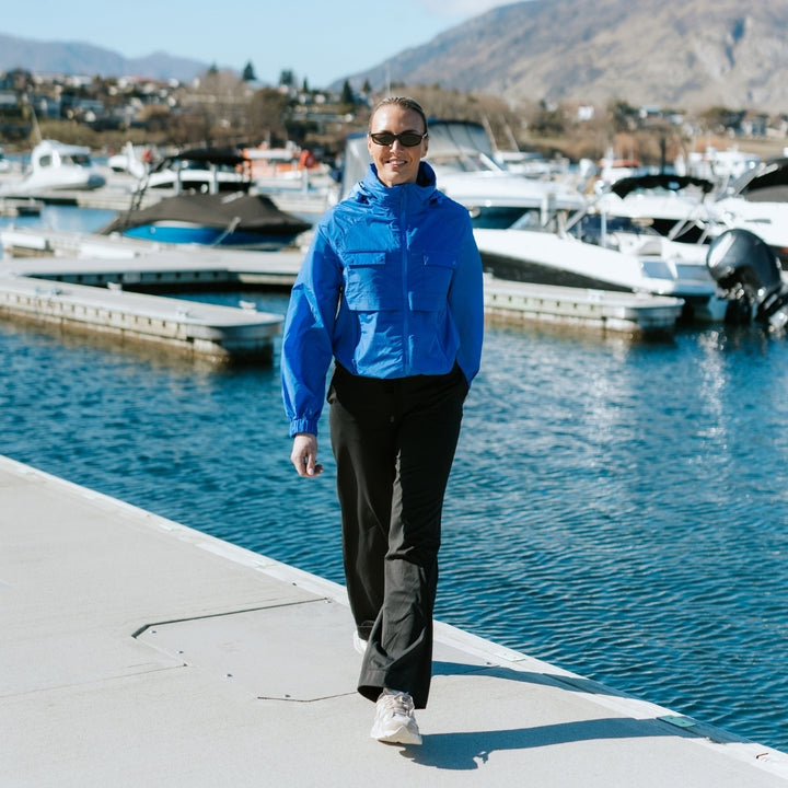 Womens Windbreaker Jacket Gracie Dazzling Blue