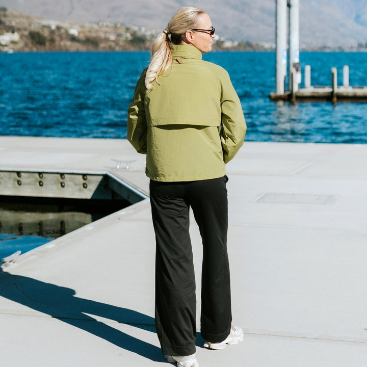 Womens Windbreaker Jacket Gracie Avocado